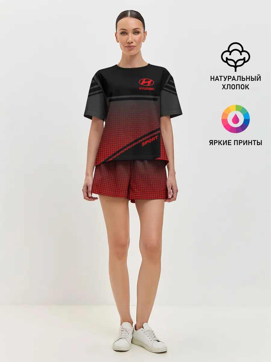 Женская пижама с шортами / HYUNDAI SPORT