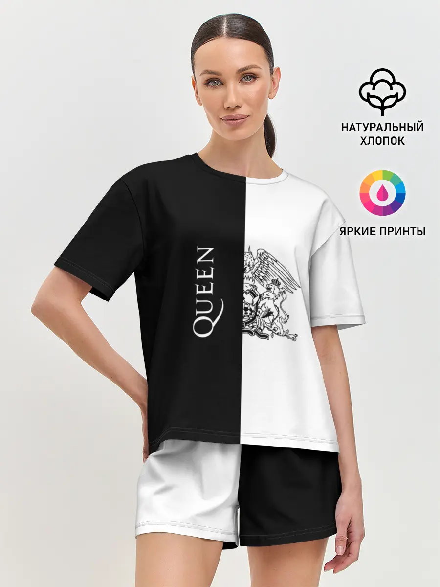 Женская пижама с шортами / Queen