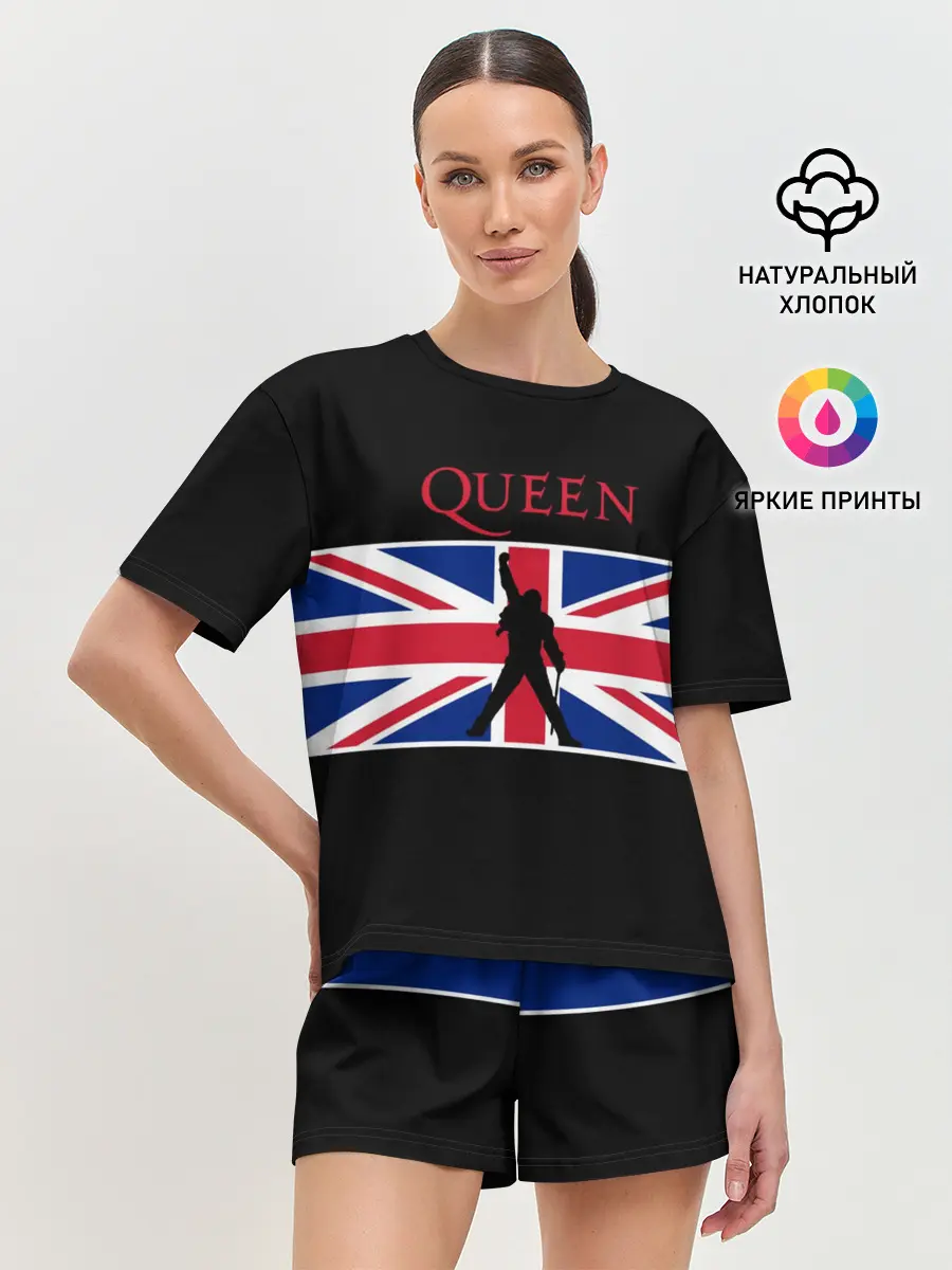Женская пижама с шортами / Queen