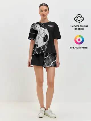 Женская пижама с шортами / Болельщик Россия