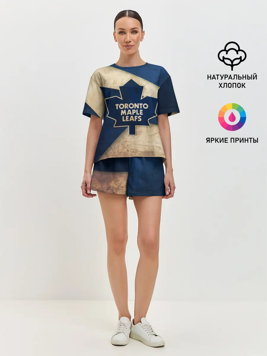 Женская пижама с шортами / Торонто олд