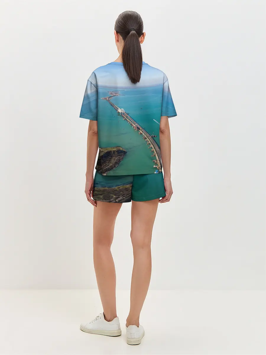 Женская пижама с шортами / Крымский мост