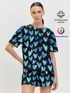 Женская пижама с шортами / Blue Hearts