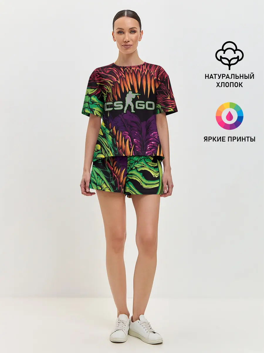Женская пижама с шортами / CS GO Huper beast