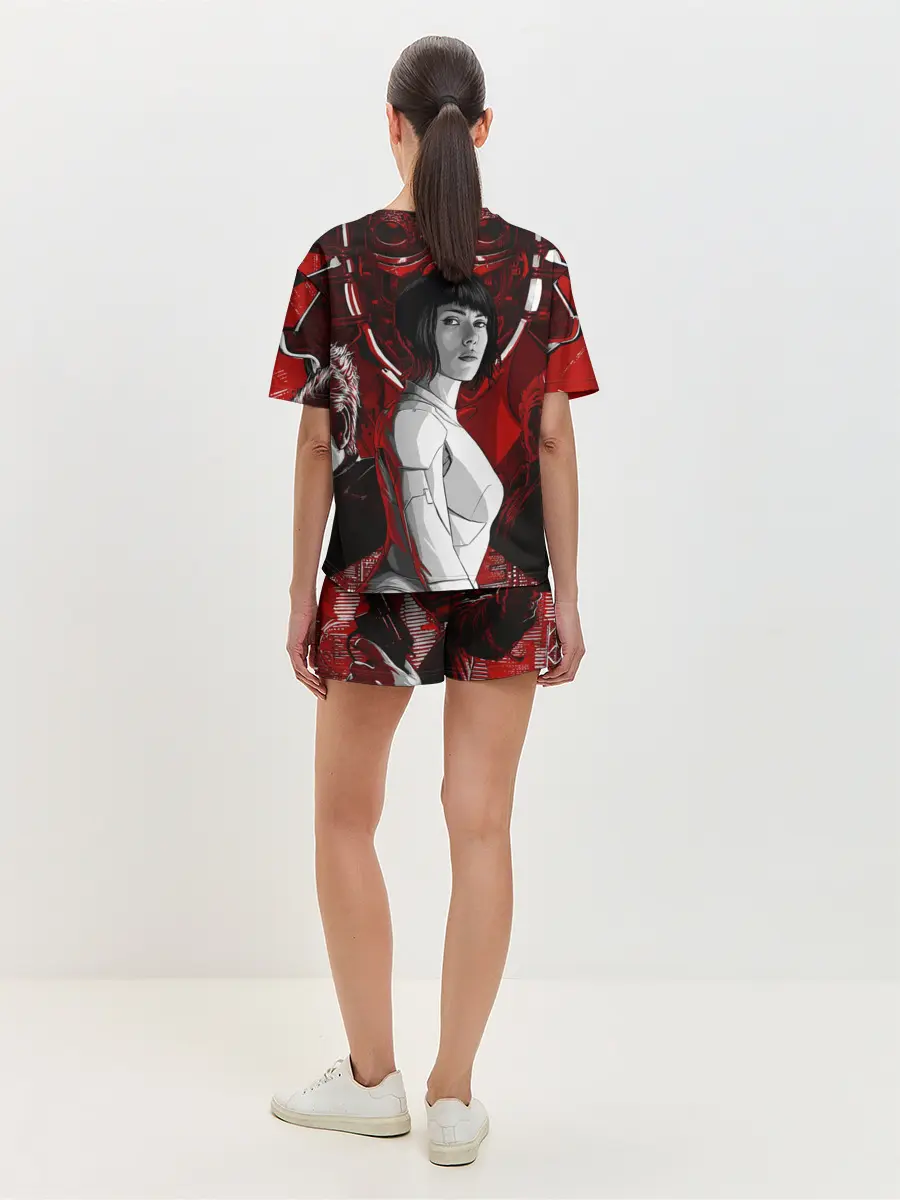 Женская пижама с шортами / Призрак в доспехах