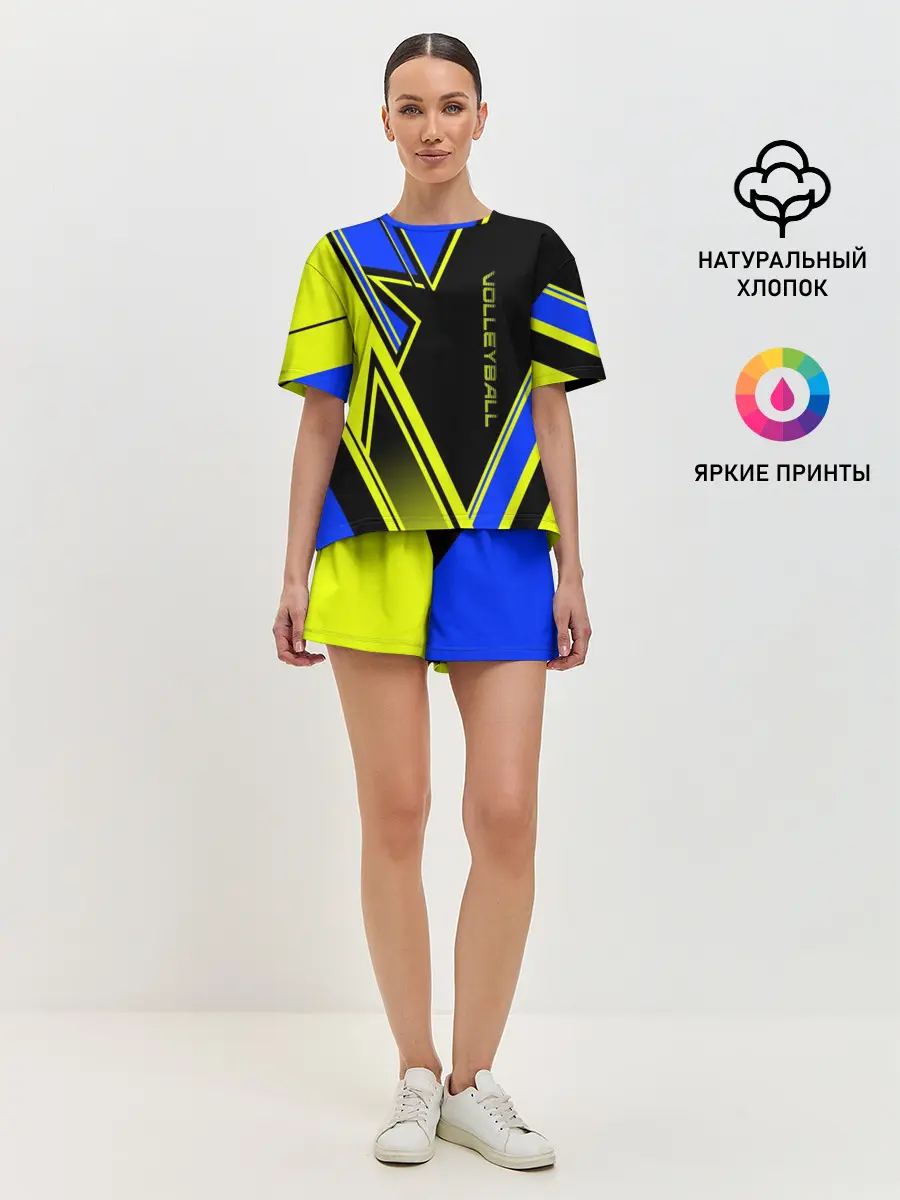 Женская пижама с шортами / Volleyball