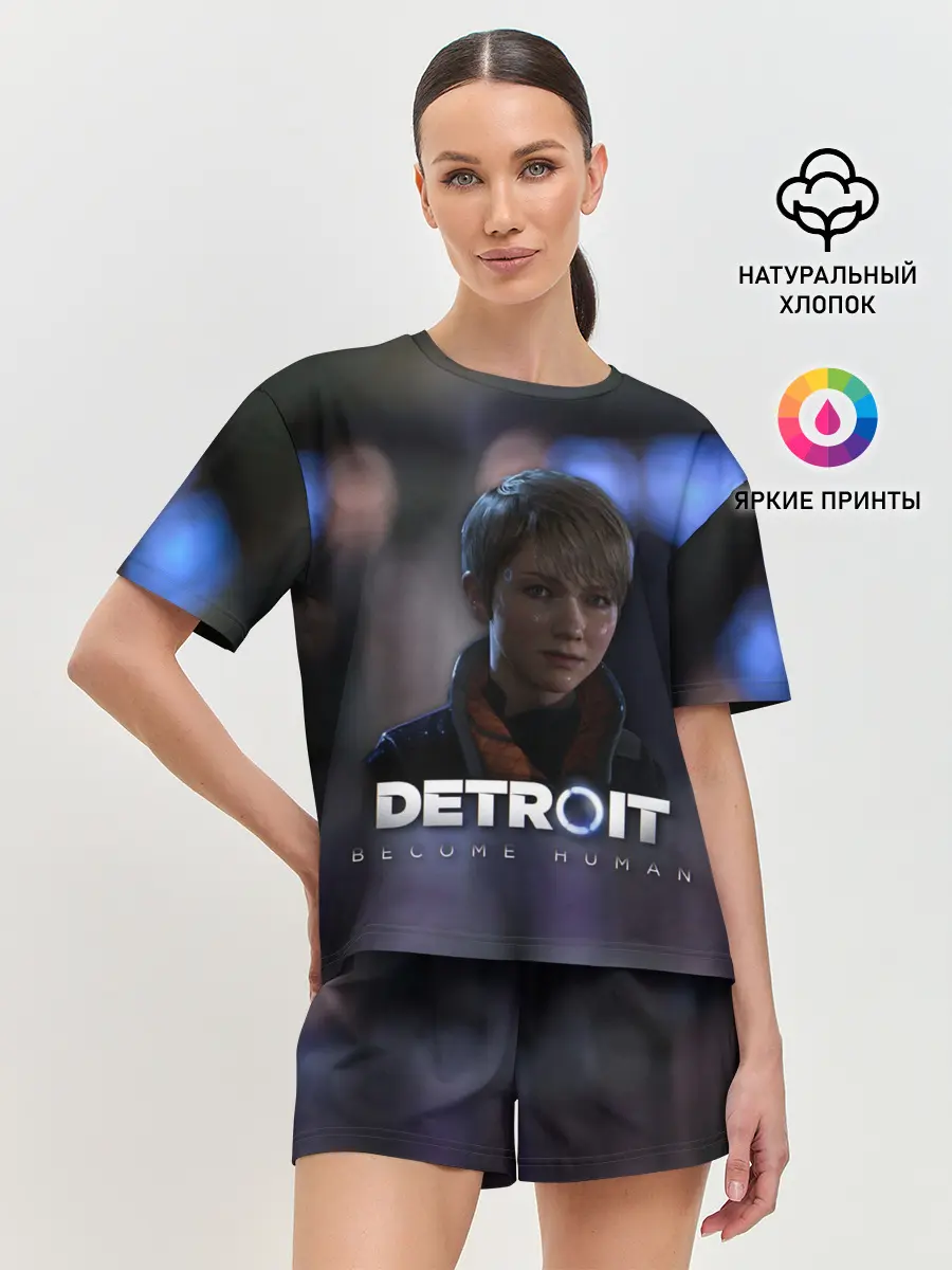 Женская пижама с шортами / Detroit: Become Human - Kara