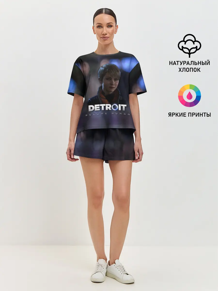 Женская пижама с шортами / Detroit: Become Human - Kara