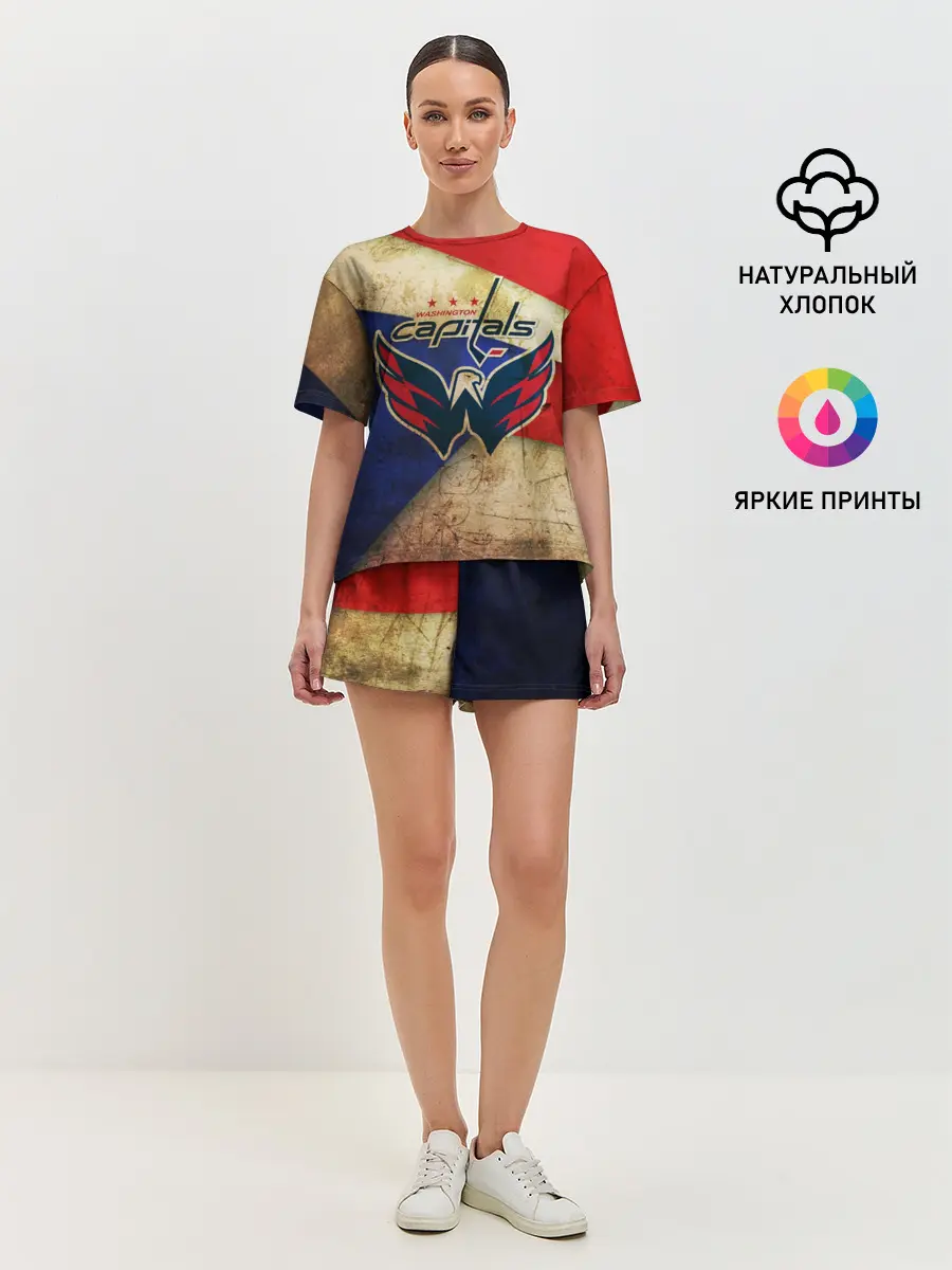 Женская пижама с шортами / Кэпиталз