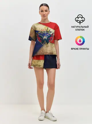 Женская пижама с шортами / Кэпиталз