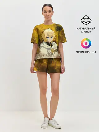 Женская пижама с шортами / Mikaela Hyakuya