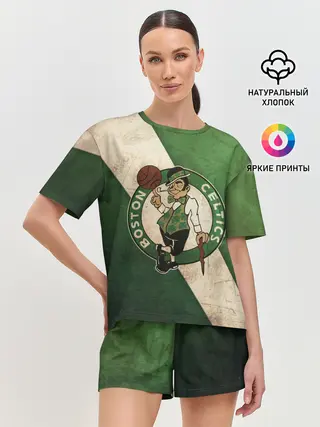 Женская пижама с шортами / Бостон олд