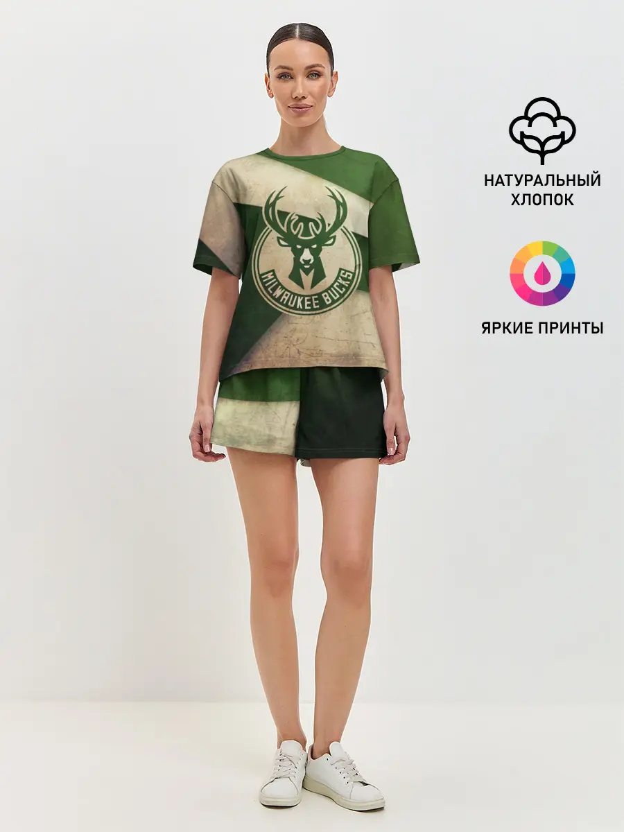 Женская пижама с шортами / Милуоки Бакс