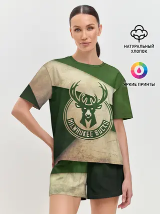 Женская пижама с шортами / Милуоки Бакс