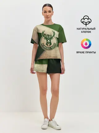 Женская пижама с шортами / Милуоки Бакс