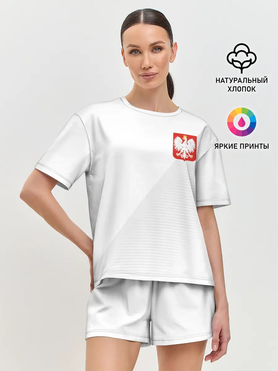 Женская пижама с шортами / Польша домашняя форма