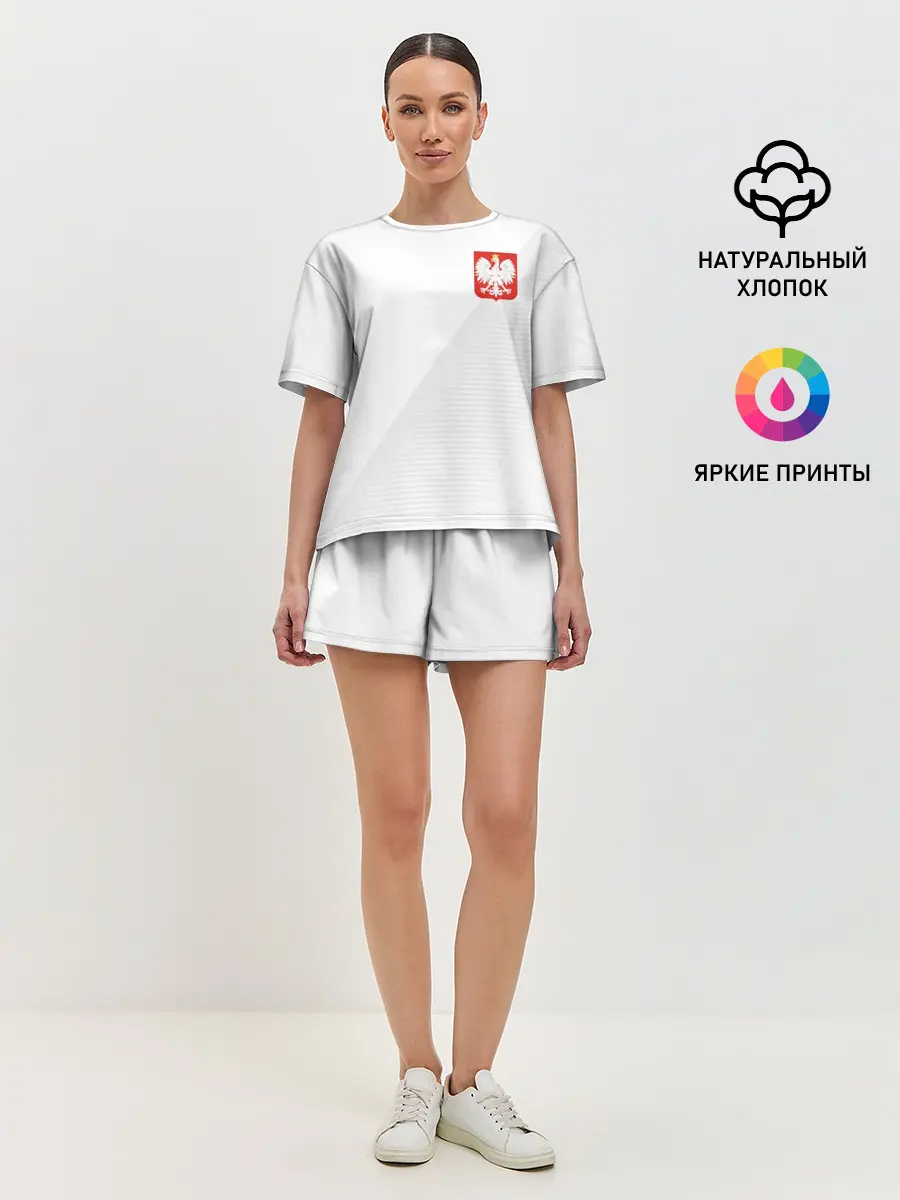 Женская пижама с шортами / Польша домашняя форма