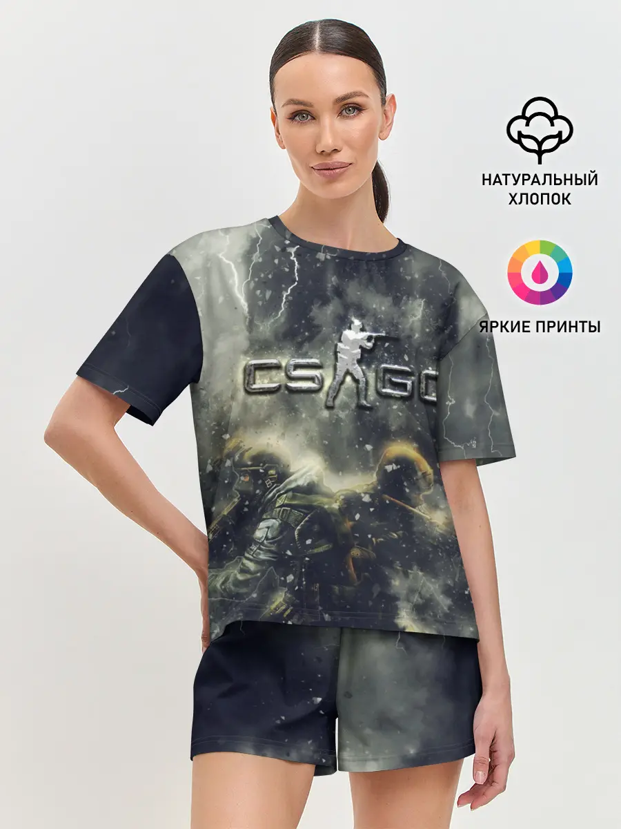 Женская пижама с шортами / CS GO