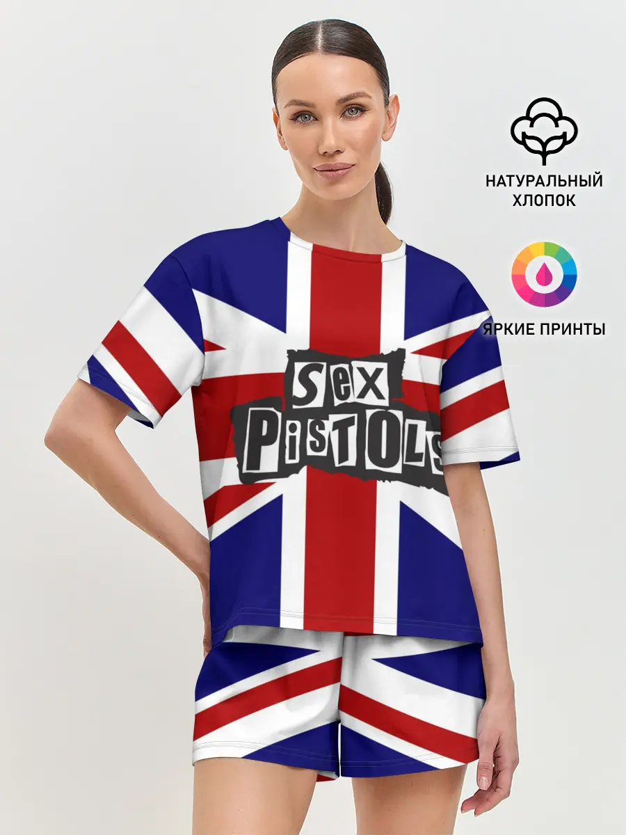 Женская пижама с шортами / Sex Pistols