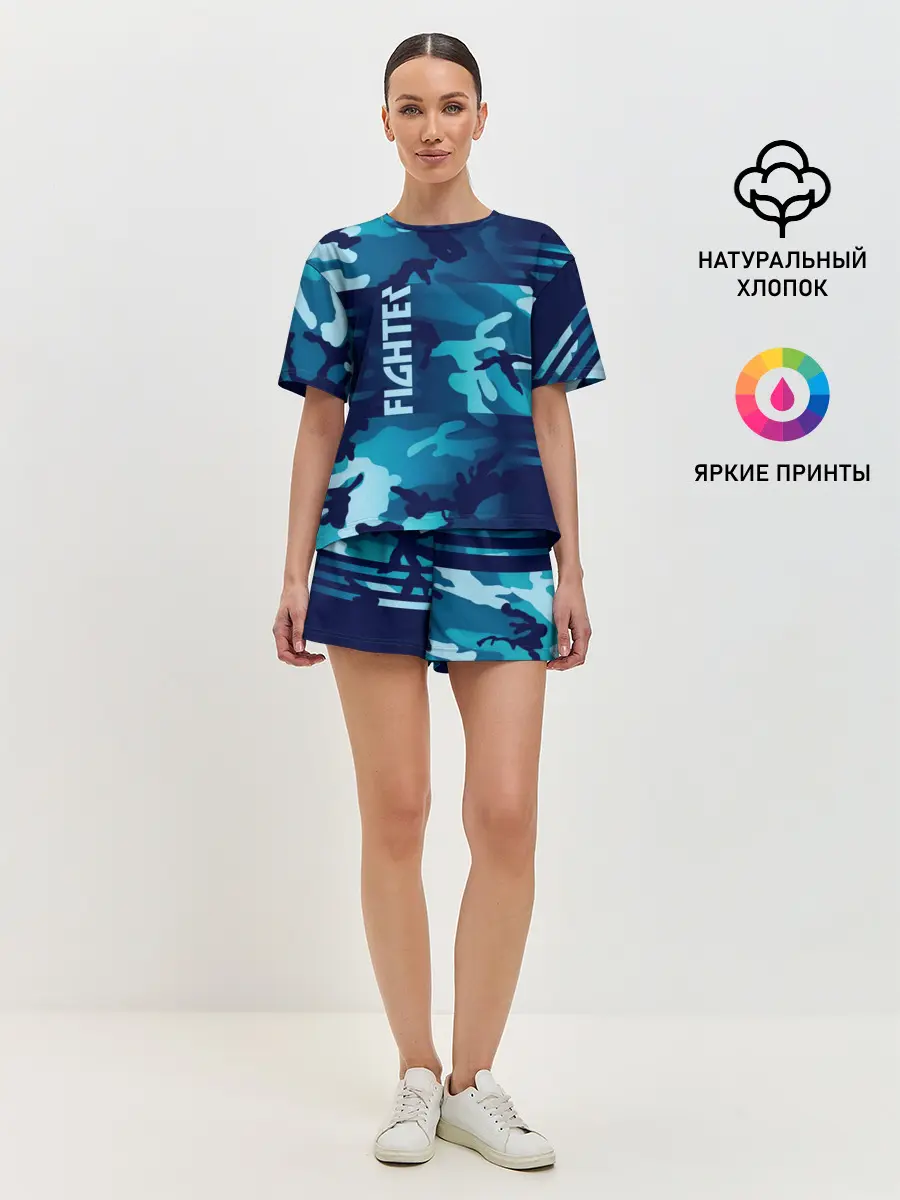 Женская пижама с шортами / FIGHTER
