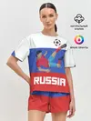 Женская пижама с шортами / Футбол Россия