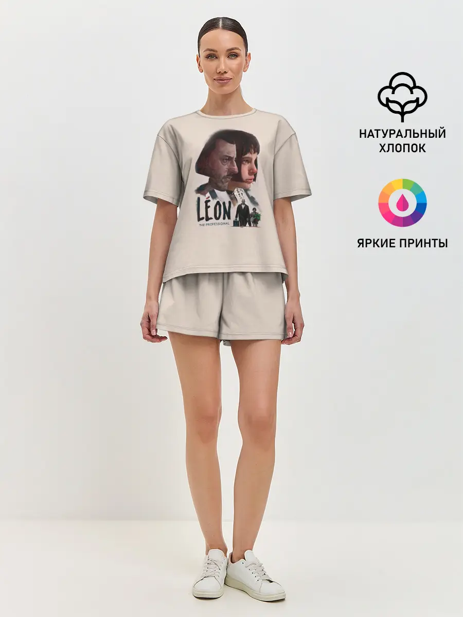 Женская пижама с шортами / Леон