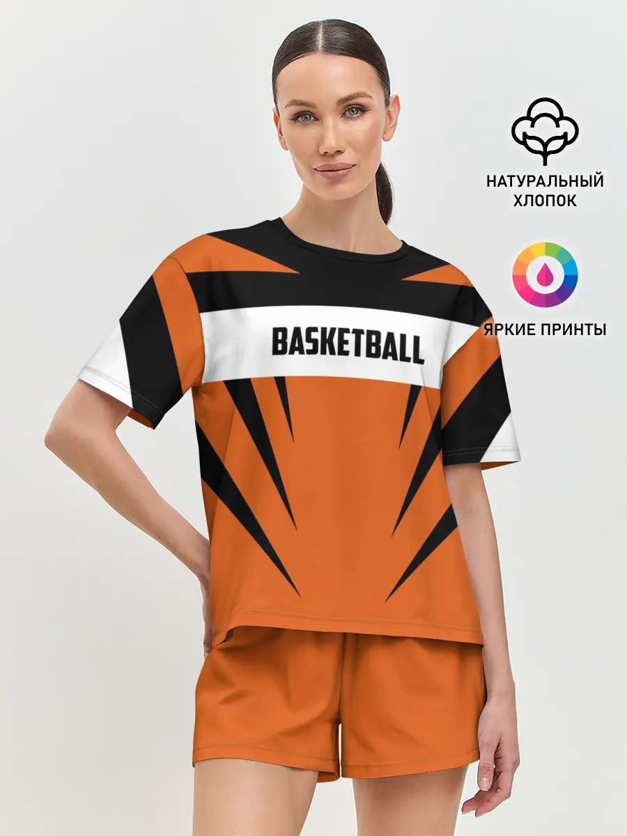 Женская пижама с шортами / Basketball