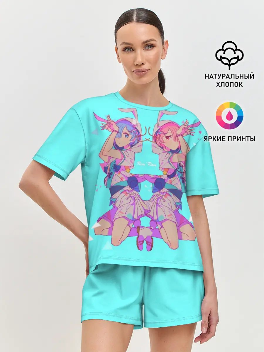 Женская пижама с шортами / Rem Ram