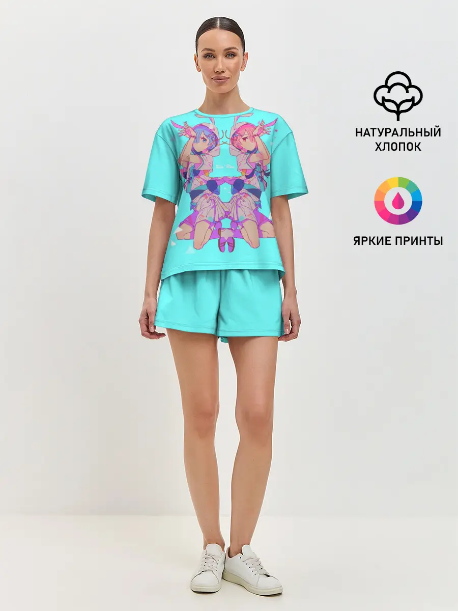 Женская пижама с шортами / Rem Ram