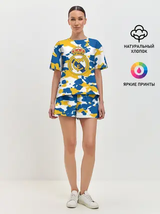 Женская пижама с шортами / Real Madrid