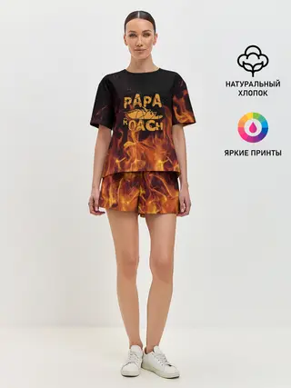 Женская пижама с шортами / Papa Roach