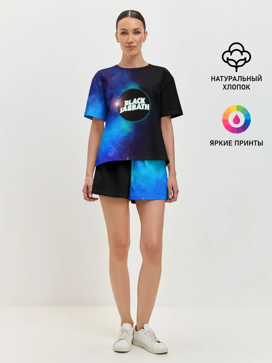 Женская пижама с шортами / Black Sabbath
