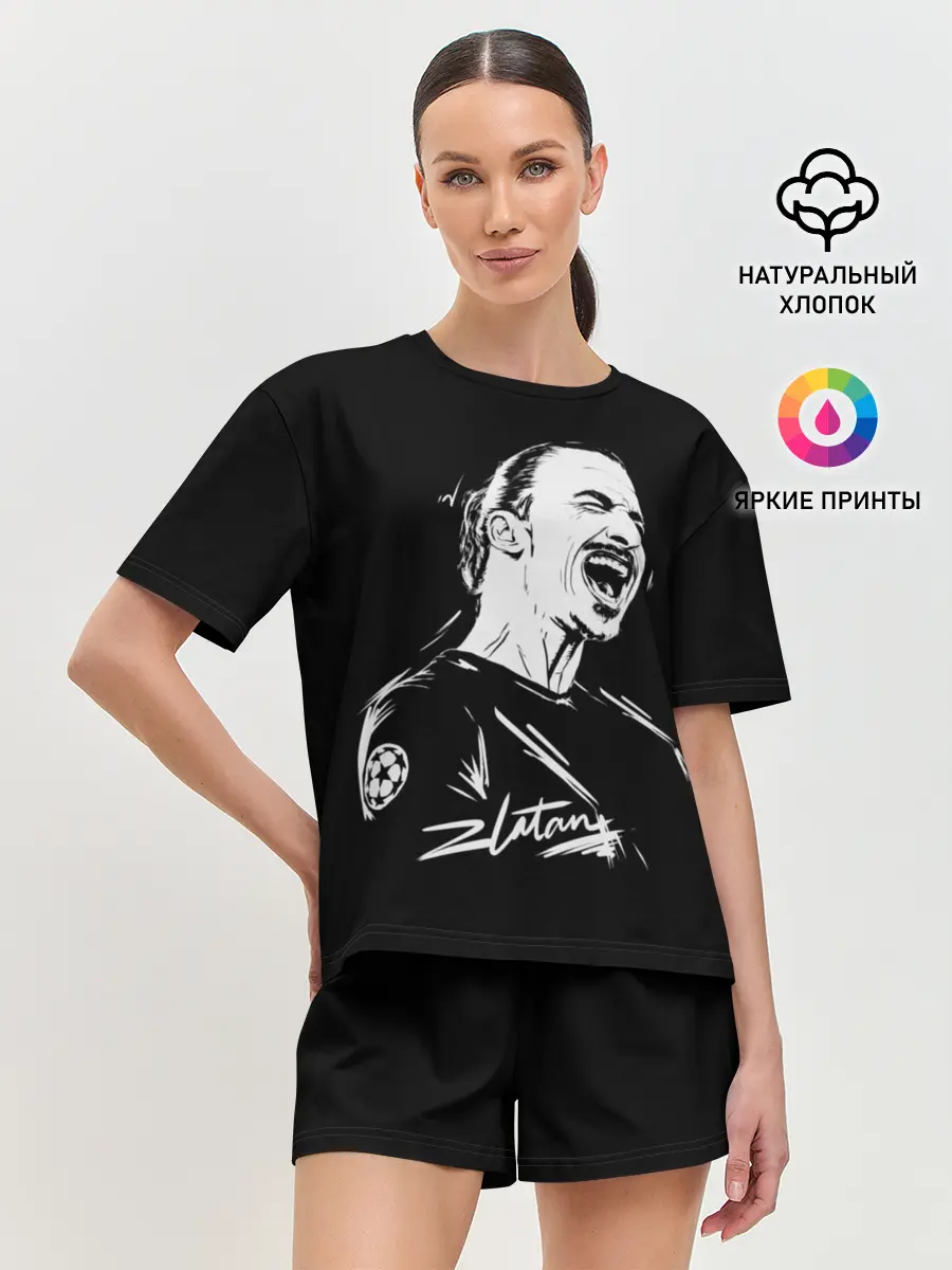 Женская пижама с шортами / Zlatan Ibrahimovic