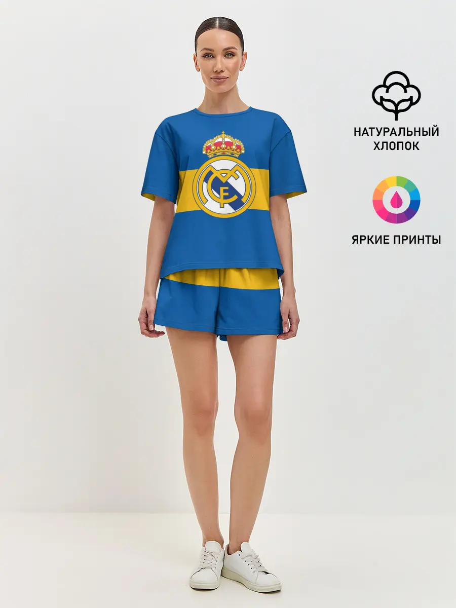 Женская пижама с шортами / Реал Мадрид