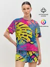Женская пижама с шортами / Тропики fashion