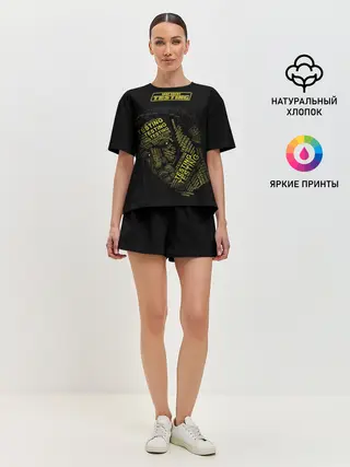 Женская пижама с шортами / Asap Rocky Testing
