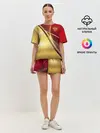 Женская пижама с шортами / RUSSIA SPORT: Red and Gold.