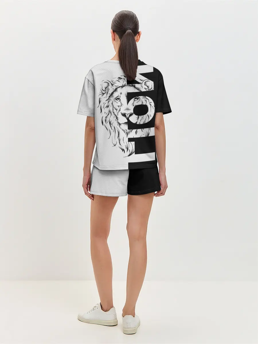 Женская пижама с шортами / Lion