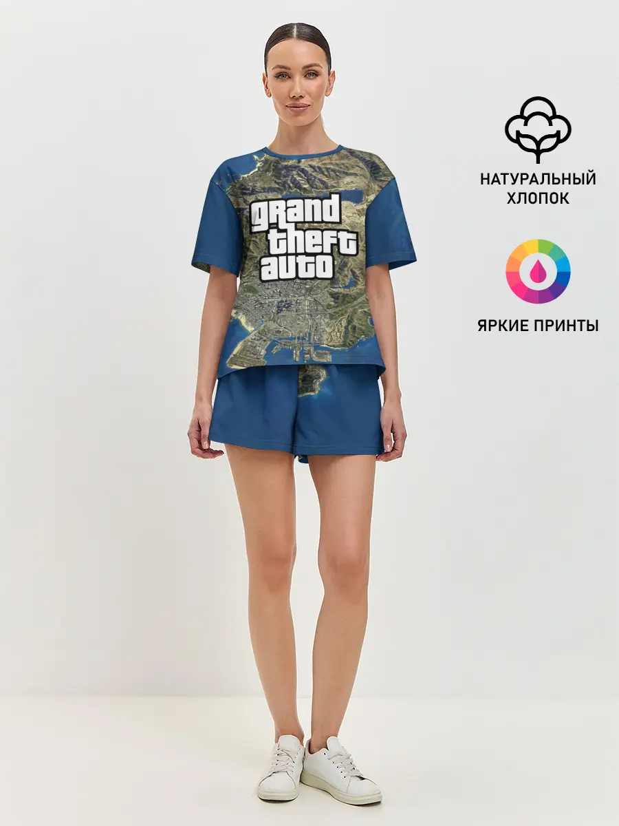 Женская пижама с шортами / GTA