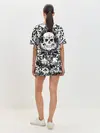 Женская пижама с шортами / Grunge Skull