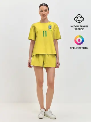 Женская пижама с шортами / Coutinho home WC 2018