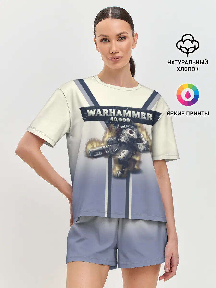 Женская пижама с шортами / Warhammer 40000: Tau Empire