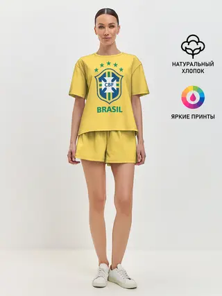 Женская пижама с шортами / Сборная Бразилии