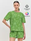 Женская пижама с шортами / Футбол
