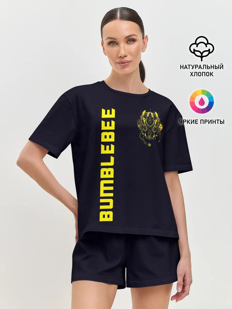 Женская пижама с шортами / Bumblebee
