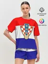 Женская пижама с шортами / Сборная Хорватии флаг