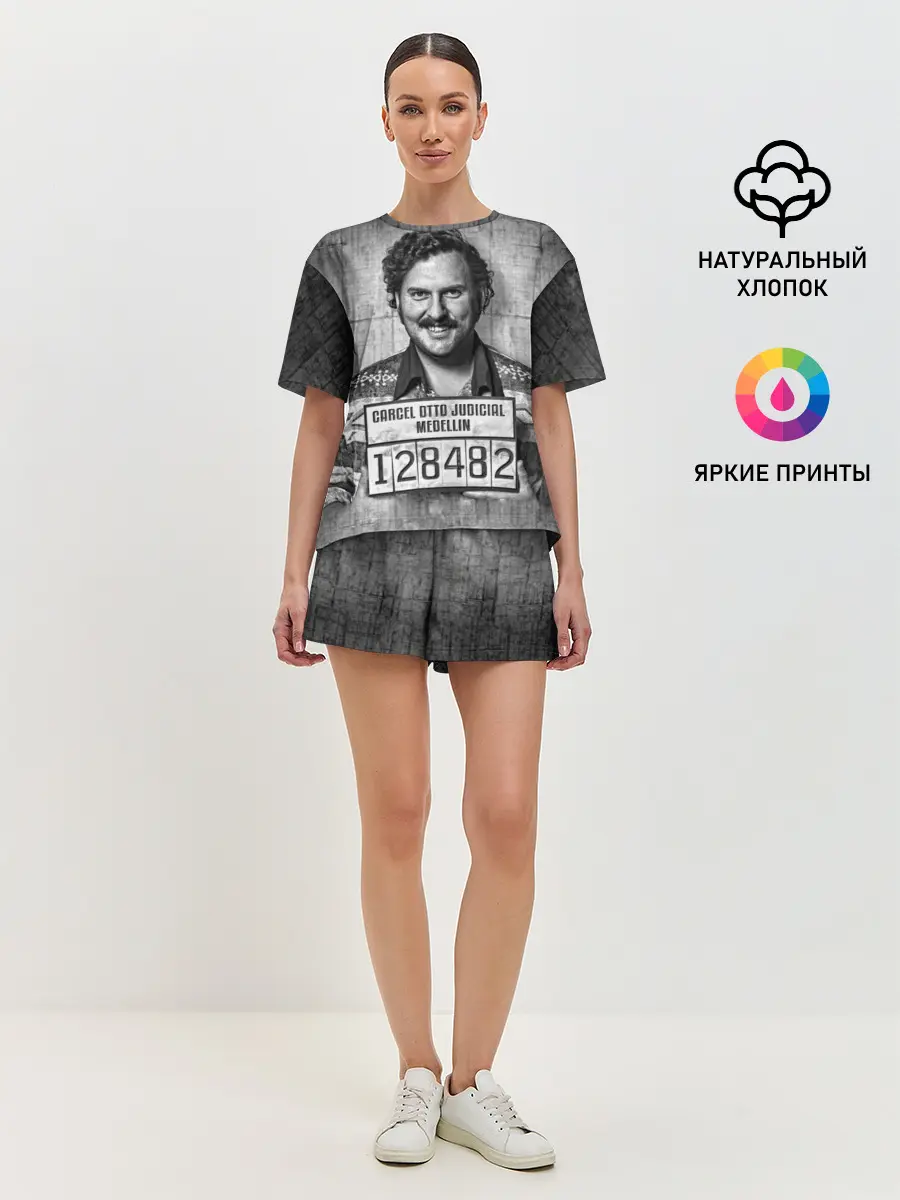 Женская пижама с шортами / Пабло Эскобар