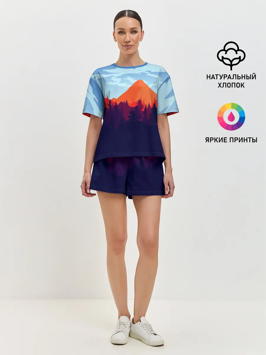 Женская пижама с шортами / Firewatch collection