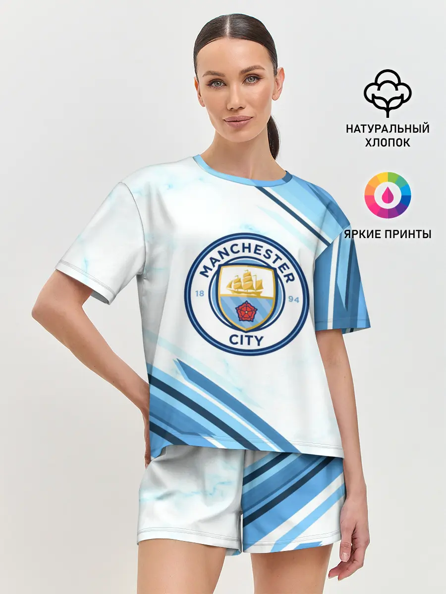 Женская пижама с шортами / Manchester city