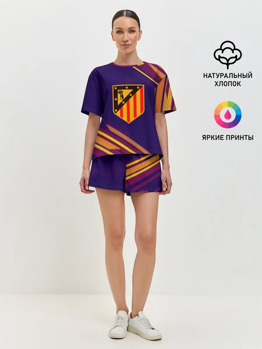 Женская пижама с шортами / Atletico Madrid